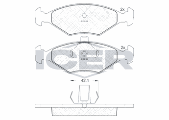 Fren Disk Balata Ön OTOZONE FDO2058-R  71738158 71772210 7082515 7074616 7 074 616 7 082 515 7084811 7 084 811 71738155 7 173 815 5 7 173 815 8 7 177 221 0 77362171 7 736 217 1 77362311 7 736 231 1 9948038 9 948 038 9949124 9 949 124