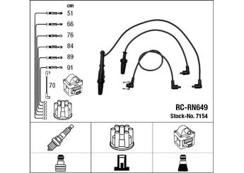 Buji Kablosu  NGK 7154  