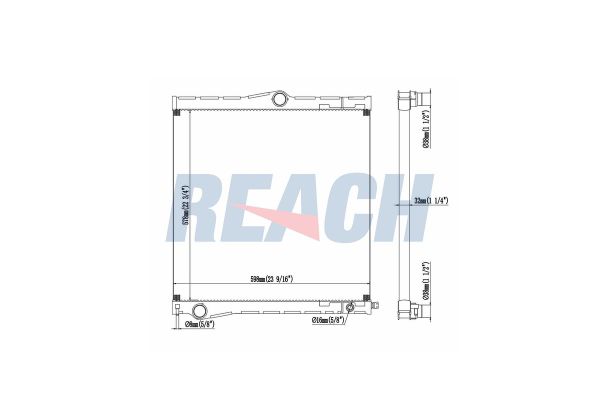 Su Radyatörü  RADISEN RR 60825