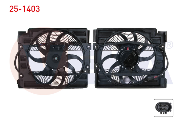 Radyatör Fan ve Motoru  VEKA 25-1403