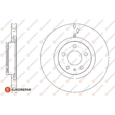 Fren Disk Ayna Ön Sağ ve Sol Fiat 500L (351) Living (2013->)  EUROREPAR 1667850580