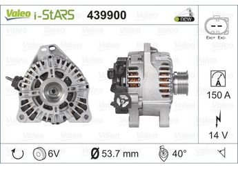 Alternatör  VALEO 439900  5705CK 1625944280 2604916 5702F6 9657363780