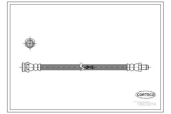 Fren Hortumu Arka Sağ veya Sol ASPART 3HOS1087