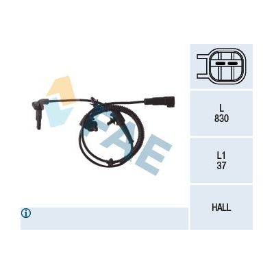 Abs Sensörü Arka Sağ veya Sol FAE 78109