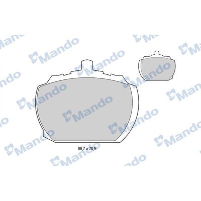 Fren Disk Balata Ön Ford Transit Minibüs/Bus (CY/DY)(1986->1992)  MANDO MBF015054