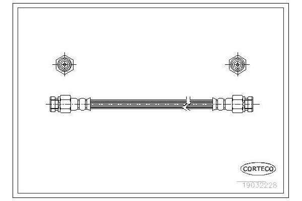 Fren Hortumu Arka Sağ veya Sol BSG 80-730-002