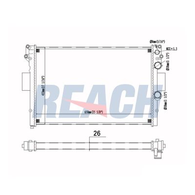 Su Radyatörü  Iveco Daily P.Van (1999->)  ORİS BVW900022