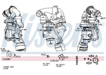 Turbo Şarj  NISSENS 93341  A6510906380 6510900880 6510902280 6510904780 6510904880 6510905280 6510905480 6510906080 651090608080 6510906380 651090638080 A6510900880 A6510902280 A6510904780 A6510904880 A6510905280 A6510905480 A6510906080 A651090608018 A651090608080 A651090638080