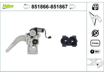 Cam Krikosu Arka Sol VALEO 851866  51348119775 51 34 8 119 775 8119775 8 119 775