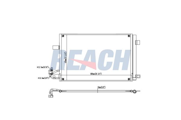 Klima Radyatörü  MAHER 19002