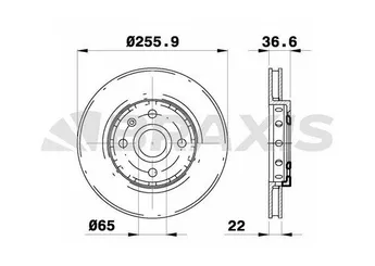 Fren Disk Ayna Ön Sağ ve Sol BRAXIS AE0219  1S0615301