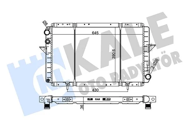 Su Radyatörü  KALE 0542422PA