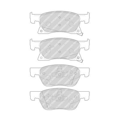 Fren Disk Balata Ön Opel Astra K Sports Tourer (10.2015->)  FERODO FDB4933