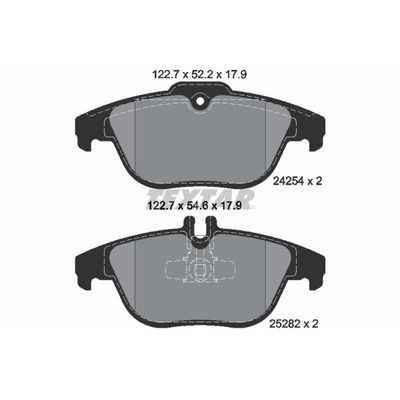 Fren Disk Balata Arka Peugeot 207 SW (07.2007->)  VALEO 671702