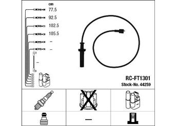 Buji Kablosu  NGK 44259  7733566