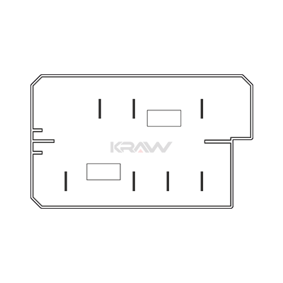Cam Açma Düğmesi Ön Sol MCAR AN-5158
