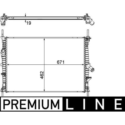 Su Radyatörü  BMW 3 Serisi Coupe (E46)(1999->)  MAHLE CR 1370 000P
