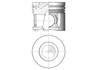Piston (84.50MM-0.50)  KOLBENSCHMIDT 41494620  11257810825