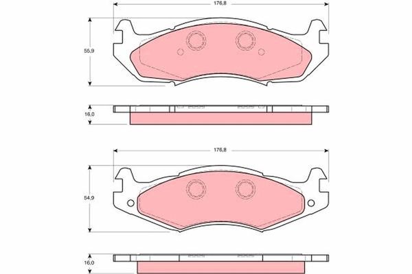 Fren Disk Balata Ön Jeep Wrangler (YJ)(1988->)  AYD 60765A