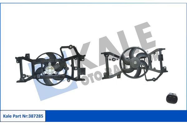 Radyatör Fan ve Motoru  Dacia Duster II (01.2018->)  KALE 387285