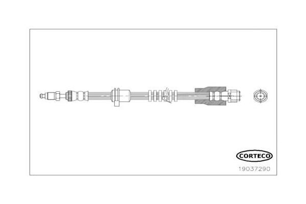 Fren Hortumu Ön Sağ veya Sol SVAC 40-0111