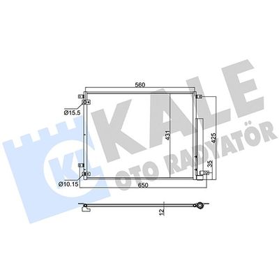 Klima Radyatörü  KALE 382545