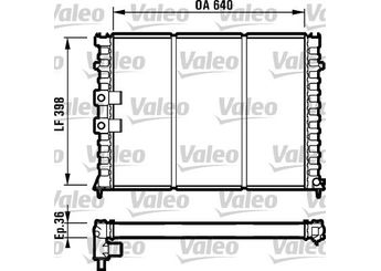 Su Radyatörü  VALEO 731586  133027 1330-27 1330J5 1330-J5 1331S3 1331-S3 133336 1333-36 1331S1 1331-S1 1331S2 1331-S2
