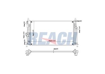 Su Radyatörü  RADISEN RR 68522  Z6811520YA RR68522 Z681-15-20YA Z6811520Y