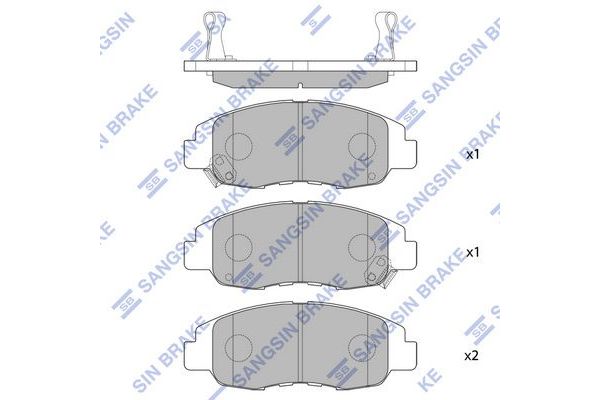 Fren Disk Balata Ön SANGSIN SP1231
