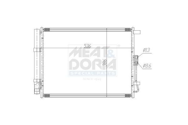 Klima Radyatörü  Hyundai i30 Cw (GDH)(2012->)  ORİS CHY013016