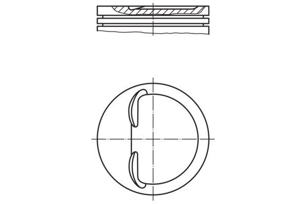 Piston (86.40MM-0.60)  KING PISTON 18-2010864