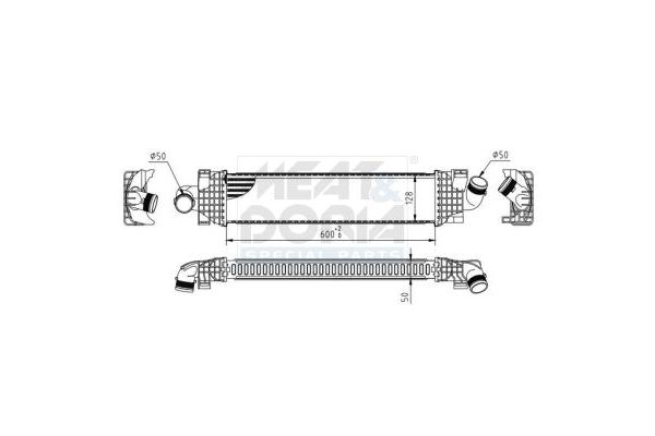Turbo Radyatörü  AXAM 03-08-05-4073