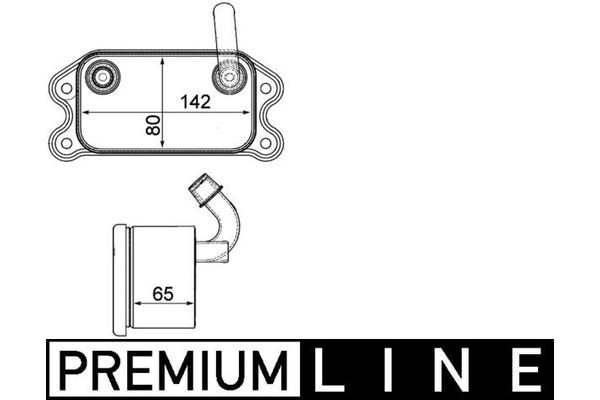 Motor Yağ Soğutucu  Volvo S80 Sedan (05.1998->)  MAHLE CLC 101 000P