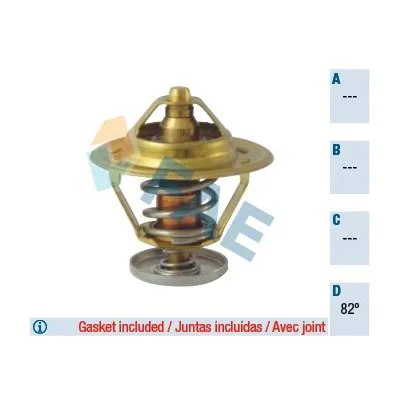 Termostat 82 °C  Honda Jazz (GD1/5)(01.2002->)  TAMA WV52BC82