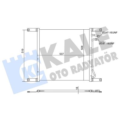 Klima Radyatörü  KALE 382720