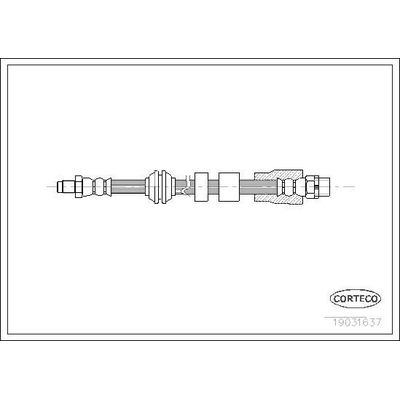 Fren Hortumu Ön Sağ veya Sol OSSCA 01355