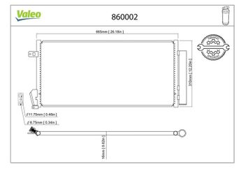 Klima Radyatörü  VALEO 860002  51838048