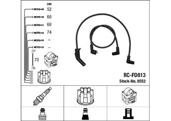Buji Kablosu  NGK 8552  T466G