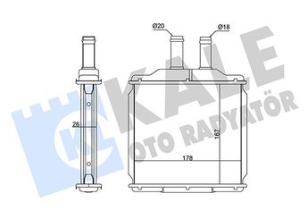 Kalorifer Radyatörü  MGA 81188  96554446 P96554446