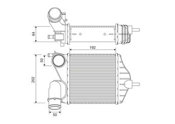 Turbo Radyatörü  VALEO 818726  46831804