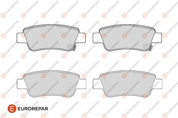 Fren Disk Balata Arka Honda CR-V (RE)(06.2013->)  EUROREPAR 1686267680