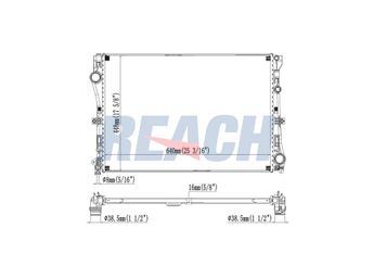 Su Radyatörü  VEKA 16-3575B  A0995002203 995002203 0995002203