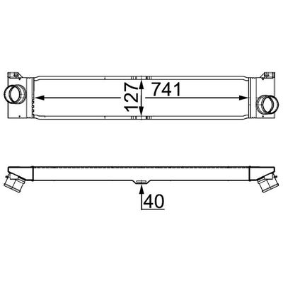 Turbo Radyatörü  Fiat Ducato P.Van 30 (06.2006->)  MAHLE CI 157 000S