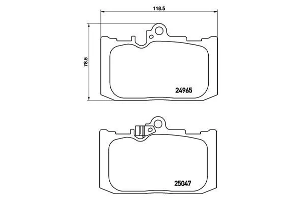 Fren Disk Balata Ön BREMBO P 83 131