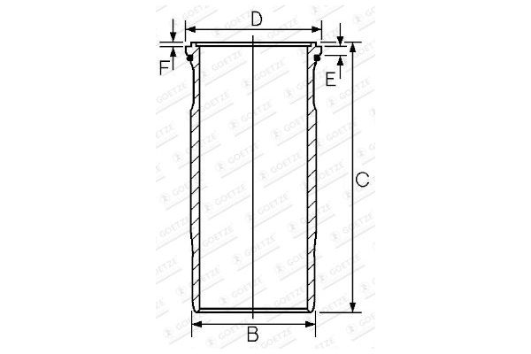 Gömlek (130.00MM-STD)  GOETZE 15-570090-00