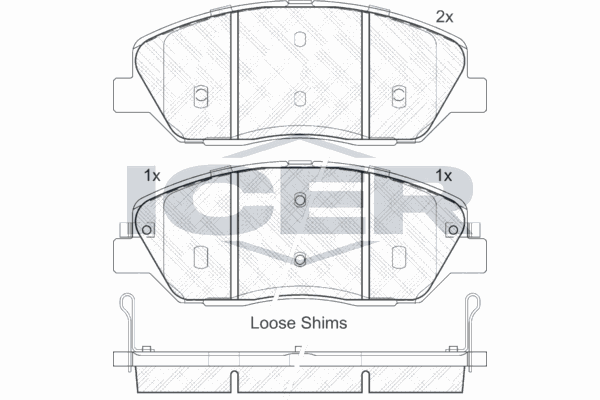Fren Disk Balata Ön Hyundai Grand Santa Fe (NC)(2013->)  AYD 60584A