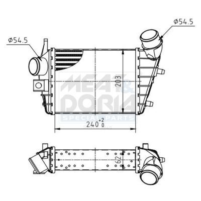 Turbo Radyatörü  Alfa Romeo 156 (116)(1997->)  MADE IN TAIWAN 1965-4835