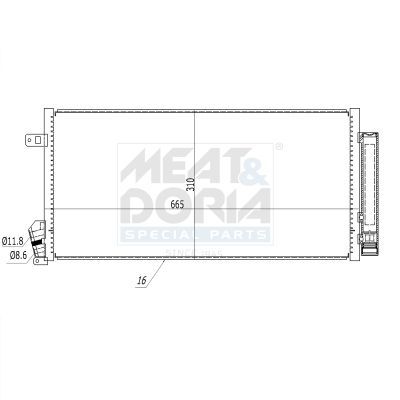 Klima Radyatörü  MAHER 18865
