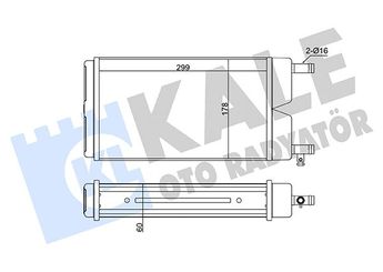 Kalorifer Radyatörü  KALE 113900  37020111 8M18211 8M 18211