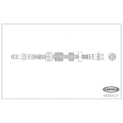 Fren Hortumu Ön Sağ veya Sol Volvo V40 Cross Country (11.2012->)  KRAFTVOLL 07080544